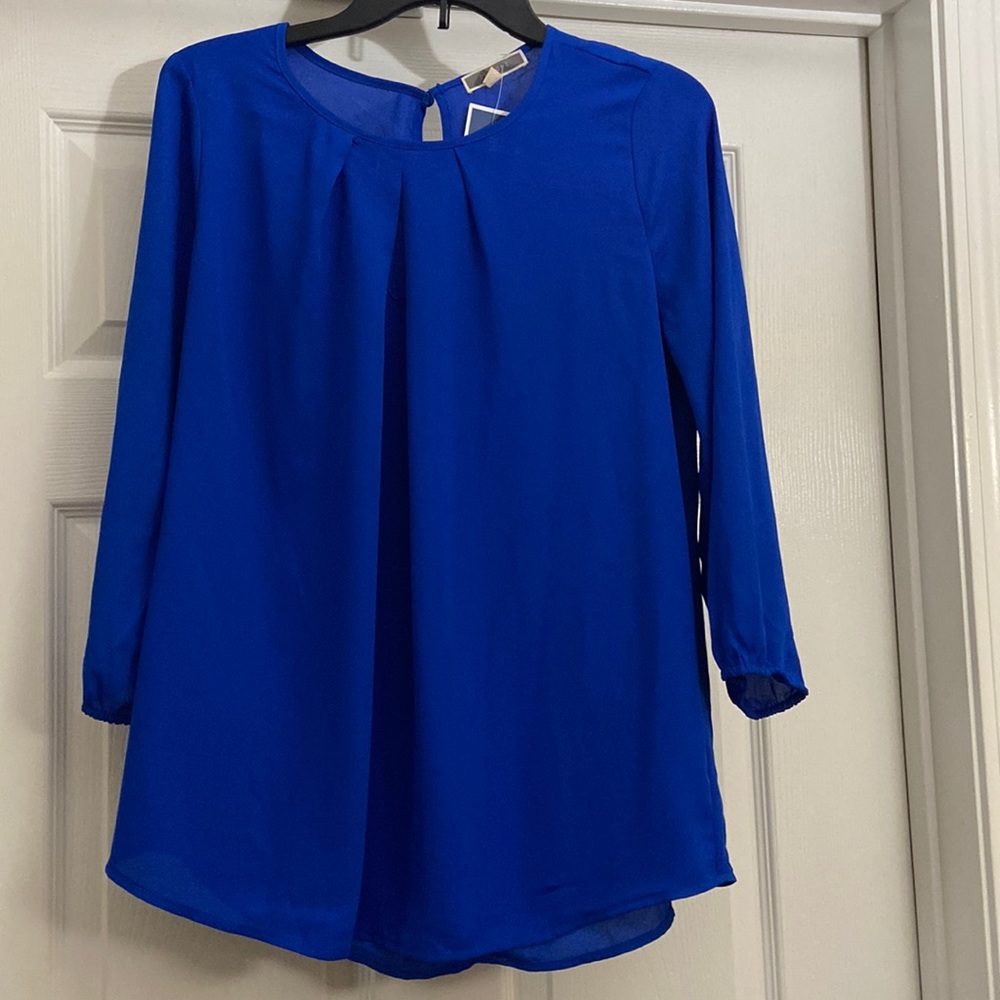 Pleoine royal blue new blouse